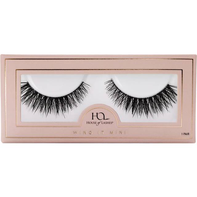 House of Wing It Mini False Eyelashes - Comfortable Fake lashes for Soft and Fairy Lashes for Winged Eye Look  Comfortable Fluffy Lashes