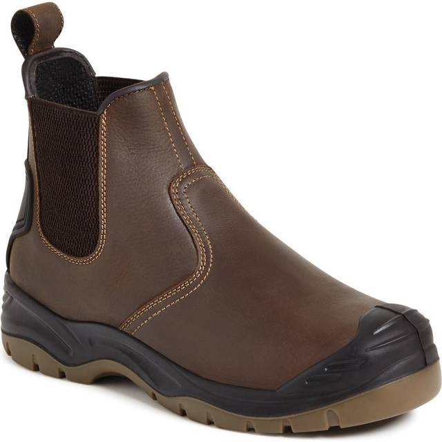 Apache AP71 Safety Dealer Boots Brown Size 8