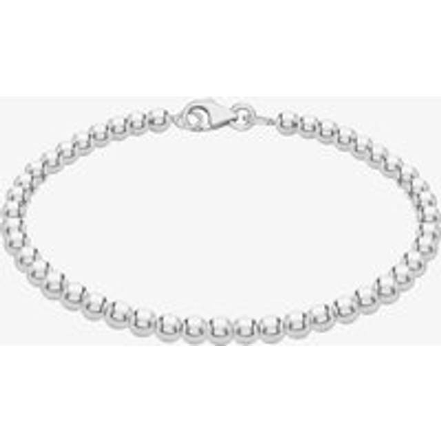 Sterling Silver 19cm Bead Bracelet 8.27.2062