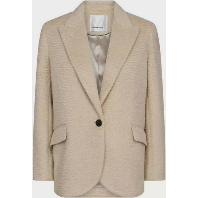 co’couture - Kavaj Fluffycc Oversize Blazer - Natur