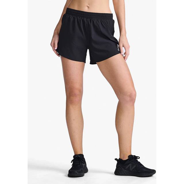 2XU Women's Aero 5" Shorts Black/Silver Reflective, XL