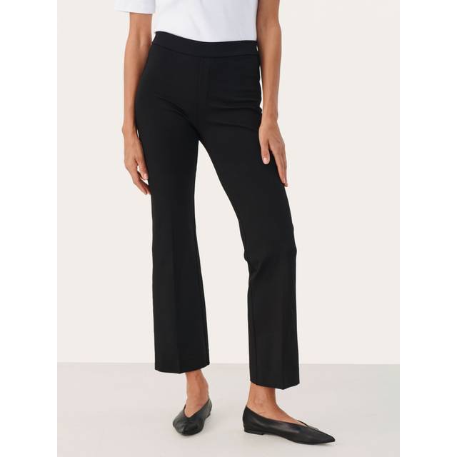 Part Two, Straight Trousers, female, Black, L, Straight Trousers