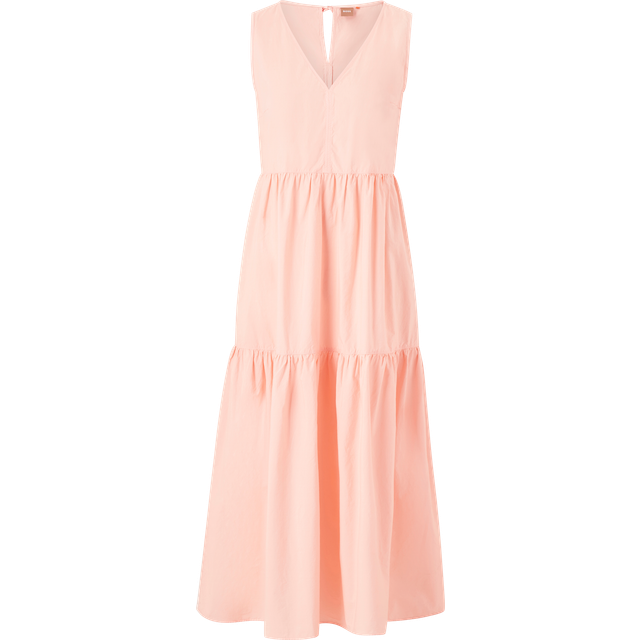 Pink Ditesta V-Neck Cotton Dress (10)