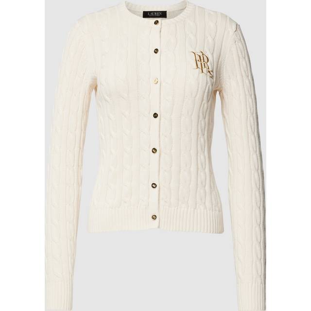Ralhan Cable-Knit Cardigan - MASCARPONE CREAM - Sophisticated silhouettes with everyday ease and fresh tailoring go hand-in-hand for Lauren. Retaining the excellence of design and quality that the iconic fashion house Ralph Lauren is known for, you can expect luxe fabrics combined with meticulous attention to detail.