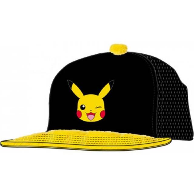 Pokemon Pikachu Snapback Cap One Size svart/gul