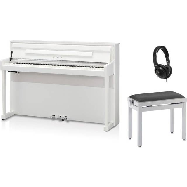 KAWAI CA-901W Set E-Piano weiß matt + Klavierbank u. Kopfhörer