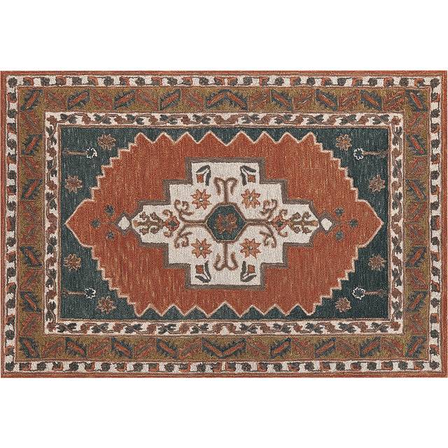 Wool Area Rug 140 x 200 cm Multicolour GELINKAYA