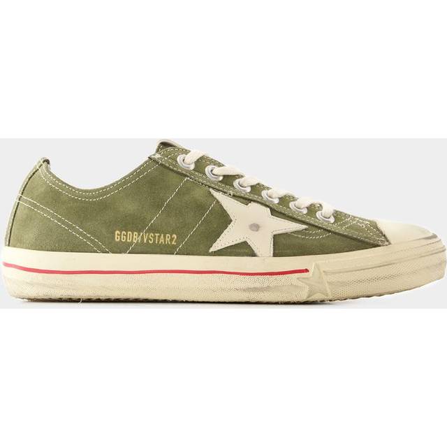 Golden Goose, Sneakers, male, Green, 6 UK, Star Patch Lace-Up Baskets