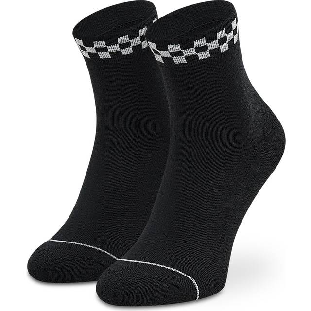 Vans - Peek-A-Check Crew Socks (1 pair), Woman, Black, Size: 36.5-41