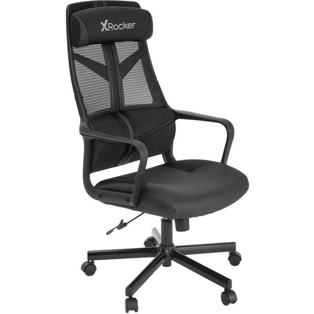 X Rocker Helix Ergonomic Mesh Office Chair - Black, Black