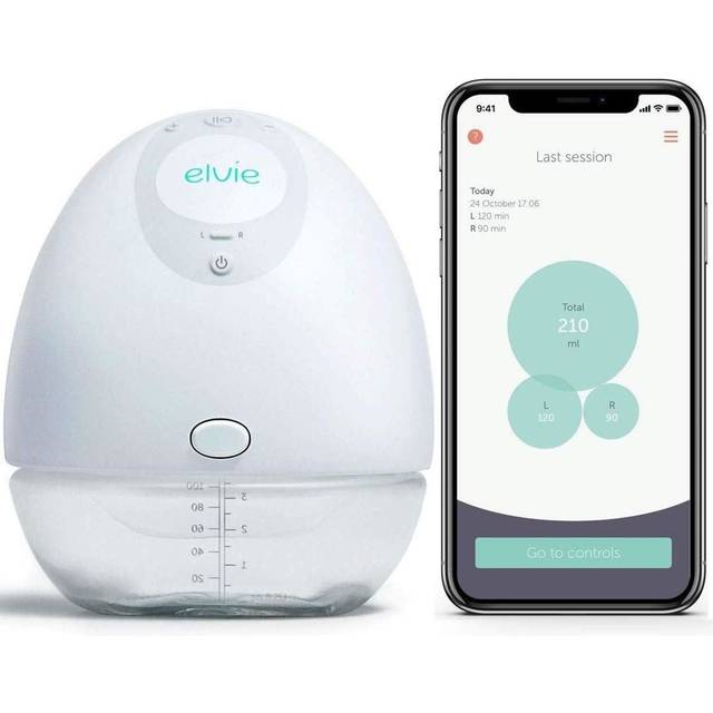 Elvie Single Breast Pump, White