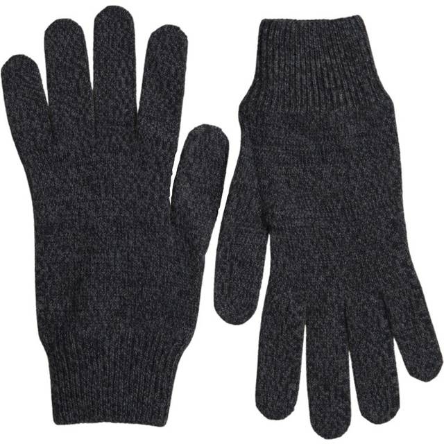 Dolce & Gabbana Gray Virgin Wool Knit Hands Mitten Men Gloves - 9|M