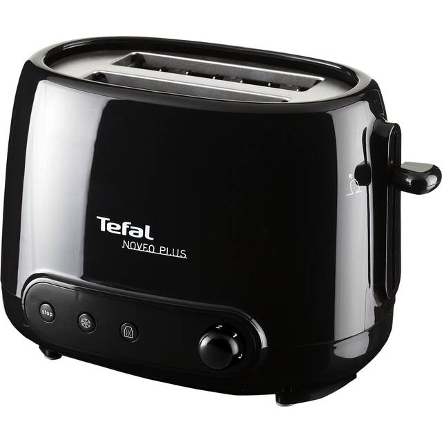 Tefal TT1928 Noveo Plus Toaster 2 Wide Slice Slot S/XL High Lift 720W Black