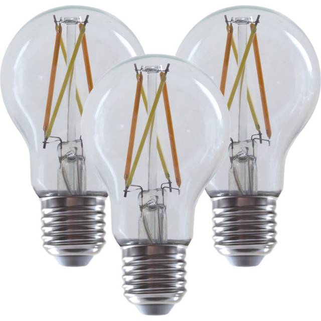 3 Pc Pack 8.5W E27 Smart Wi-Fi Filament Bulb CCT Changeable & Dimmable for Livingroom, Bedroom Lighting