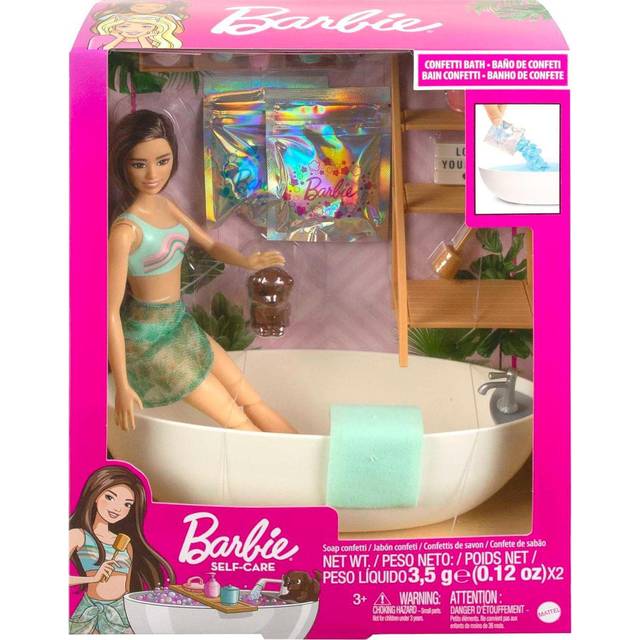 Barbie self-care doll set with bath accessories 1 yjn001
