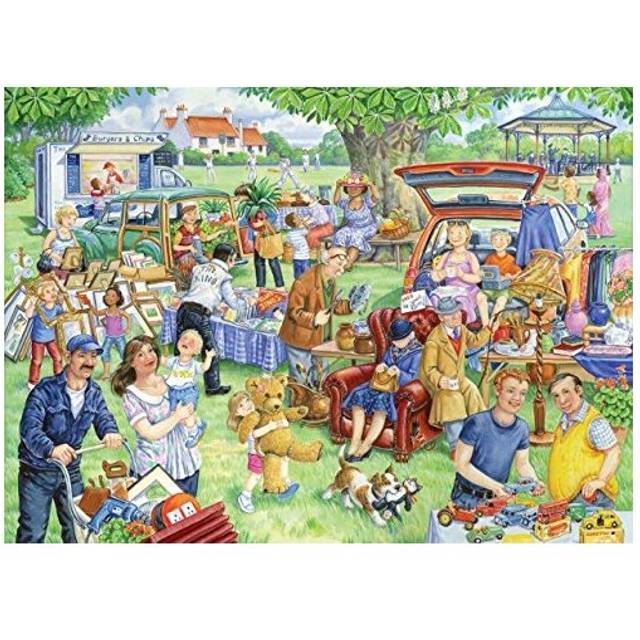 House of Puzzles 1000 Piece Jigsaw Puzzle - Car Boot Sale