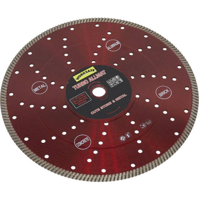Turbo Allmat Diamond Blade - 300mm Diameter - 20mm Bore - Stone Concrete & Metal
