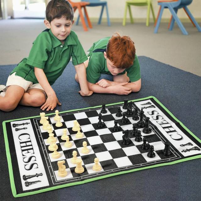 ( CHESS WITH REAL CHESS PIECES) SOKA Chess Giant Board Game Set Travel Board Games