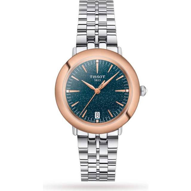 T-Gold Glendora 18K Gold 33mm Ladies Watch Blue