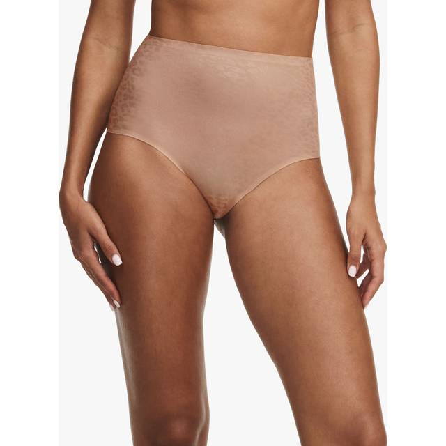 Chantelle Soft Stretch High Waist Brief - Beige - One Size