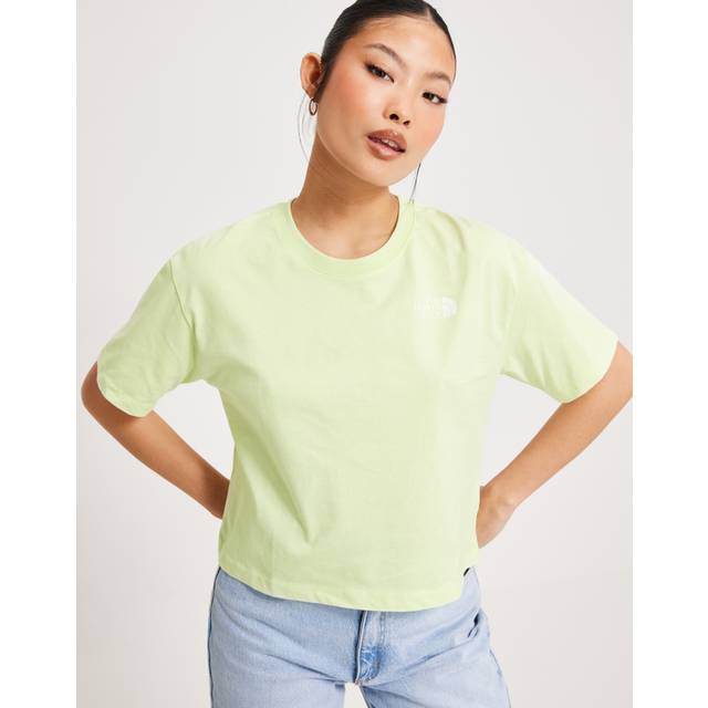 The North Face Cropped Simple Dome T-Shirt - Lime Cream - S