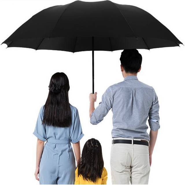 130cm Big Vinyl Men Umbrella Male Rain Women's Umbrella Folding Windproof Sun Umbrella for Female Parasol Paraguas