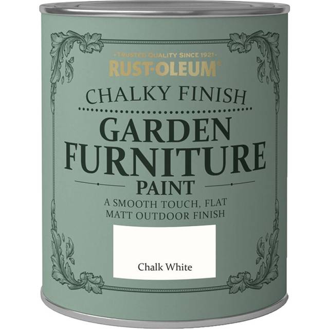 Kalkfärg Rust-Oleum Möbelfärg Trädgård Chalk White 750Ml