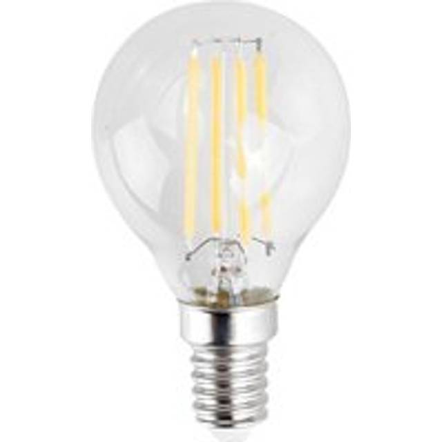 SES 4W LED Filament Golfball Clear Bulb