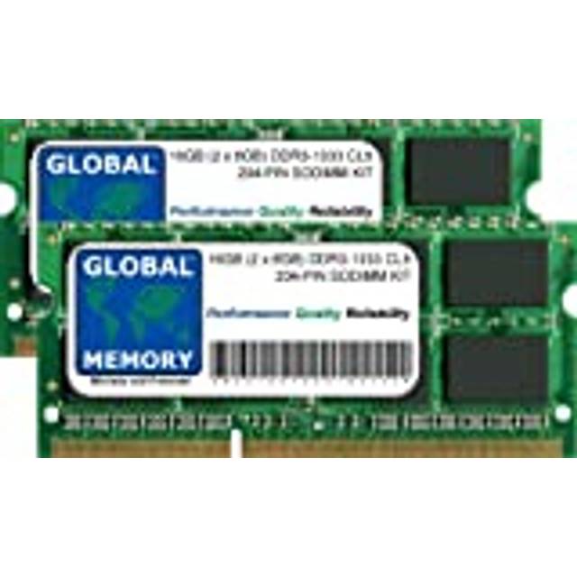 16GB (2 x 8GB) DDR3 1333MHz PC3-10600 204-PIN SODIMM MINNE RAM KIT FÖR INTEL MAC MINI/MAC MINI SERVER (MITTEN 2011) / IMAC i5/i7 (MITTEN 2010) / IMAC i3/i5/i7 (MITTEN/SENT 2011)