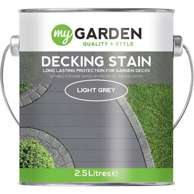 My Garden Light Grey Decking Stain 2.5L
