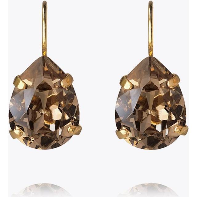 Mini Drop Clasp Earrings Gold - Stjärnurmakarna
