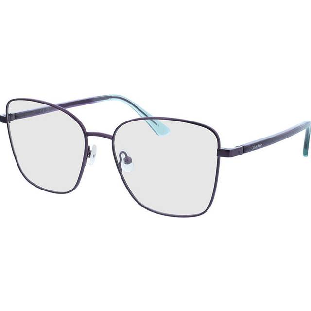 Calvin Klein Kvinna CK23128 511 Optiska bågar Metall Violett Fjäril Normal
