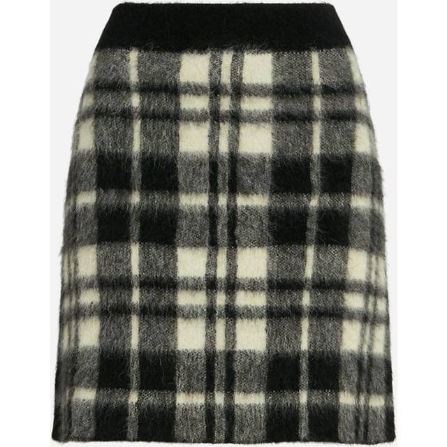 Ralph Lauren, Short Skirts, female, Black, M, Mini skirt in check