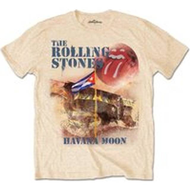 (S, Vegas Gold) The Rolling Stones Unisex Adult Havana Moon T-Shirt