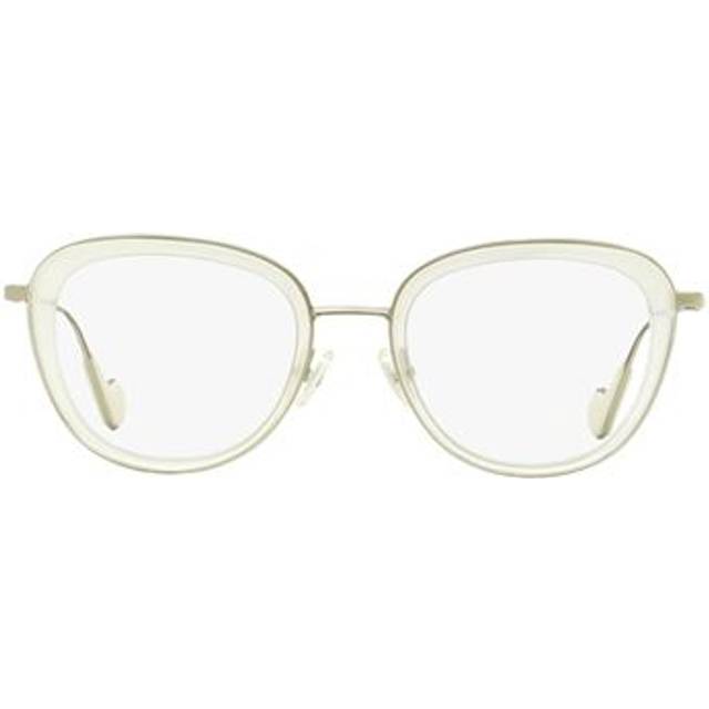 Moncler, Accessoarer, Dam, ONE Size, Vita fjärilsformade optiska glasögonbågar - white (ONE SIZE)