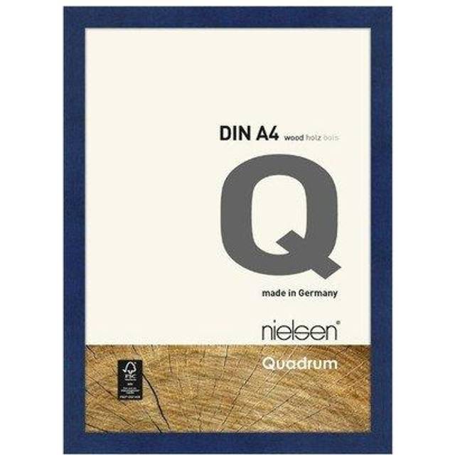 Nielsen Quadrum A4 Blue Wooden Picture Frame, Blue