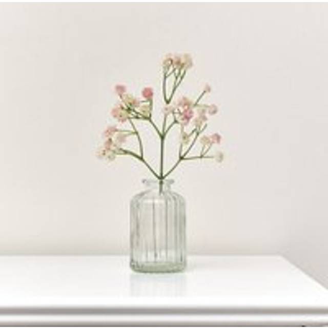 Melodymaison - Clear Ribbed Glass Bottle Vase - 10cm