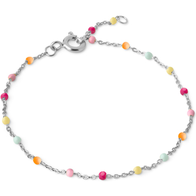 ENAMEL Copenhagen Bracelet, Lola Dam Kedjearmband Med Hänge Stl. 15 + 4 cm - Från Magasin - Rainbow (15 + 4 cm)