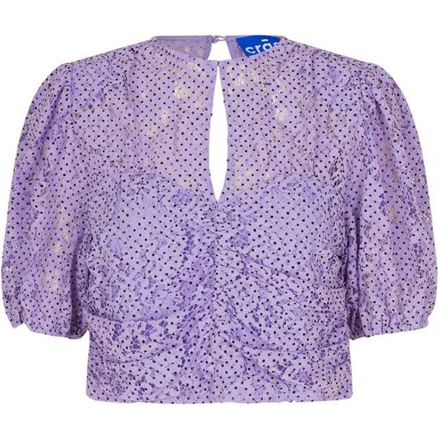 Cras - Vanessacras Blouse - Blus - Lavender - 36