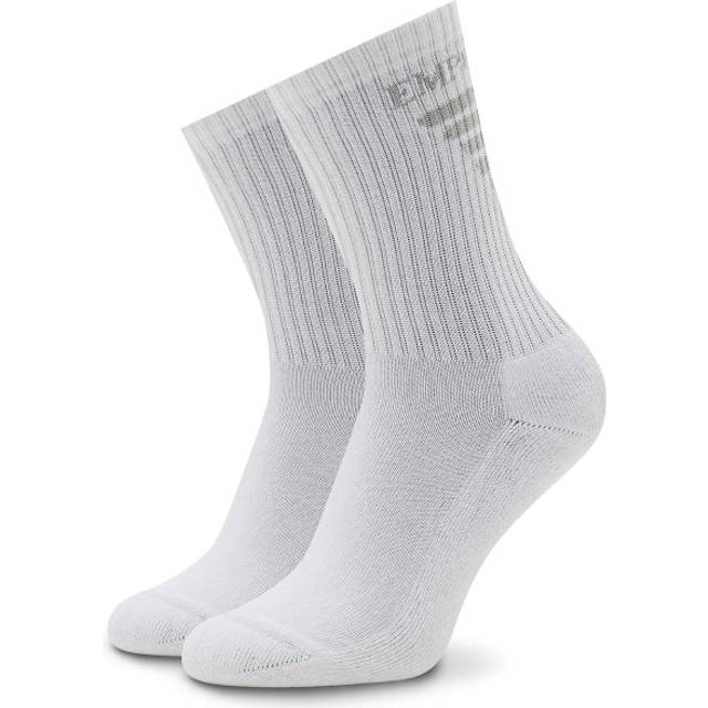 Armani Ladies Short Socks 2-pack - White - One Size