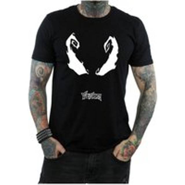 (L, Black) Spider-Man Mens Venom Cotton T-Shirt