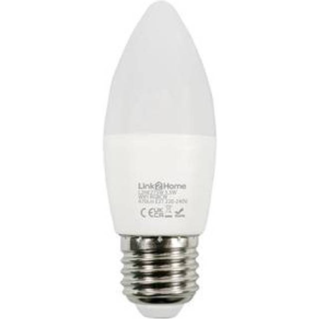 Link2Home 5.5w E27 RGB WIFI Dimmable LED Smart Bulb - Candle