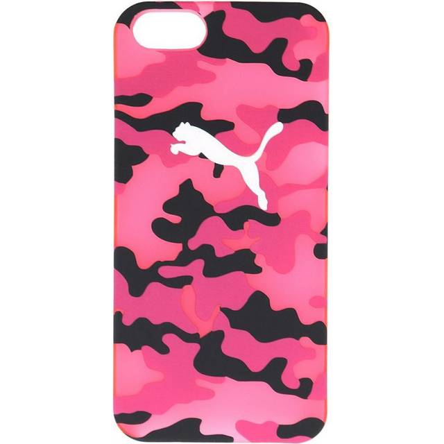 Puma Mens Bytes Pink Black Camo iPhone 5 Hard Phone Case 052532 05 - One Size