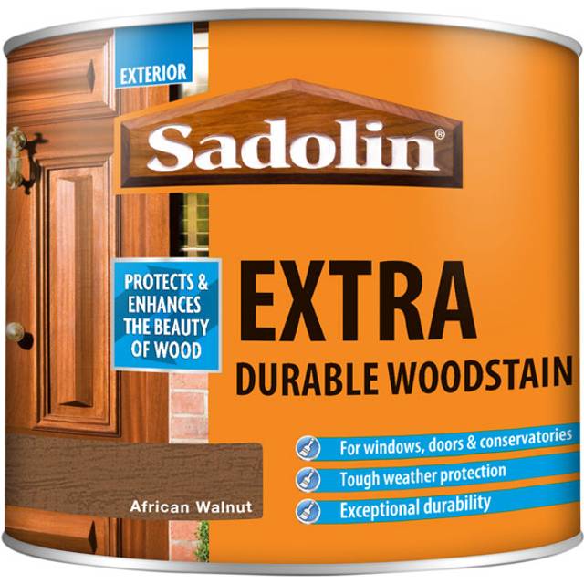 Sadolin 5028554 Extra Durable Woodstain African Walnut 500ml