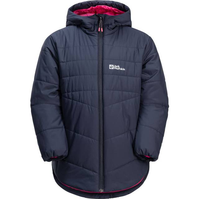 Jack Wolfskin Girls’ winter coat Solyd Ins Coat Girls 128 blue night blue