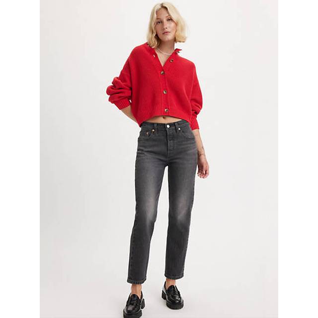 Levi's® 501® avskurna jeans - Svart / Long Live The Queen - 27X28