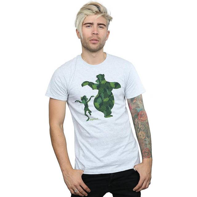 Mowgli And Baloo Dance Cotton T-Shirt - White - XL