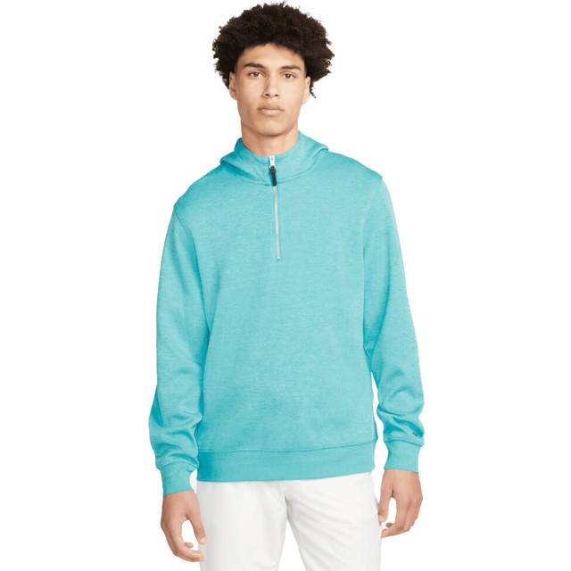 (M, Ocean Bliss/Baltic Blue/Brushed Silver) Nike Mens Dri-FIT Golf Hoodie