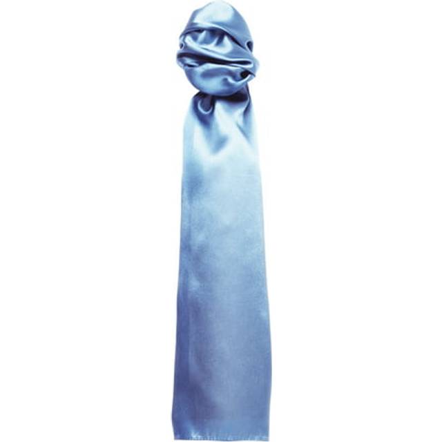 (One Size, Mid Blue) Premier Scarf - Ladies/Womens Plain Business Scarf
