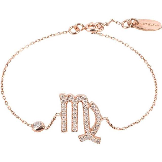 Zodiac Horoscope Star Sign Bracelet Virgo - Rose Gold - One Size
